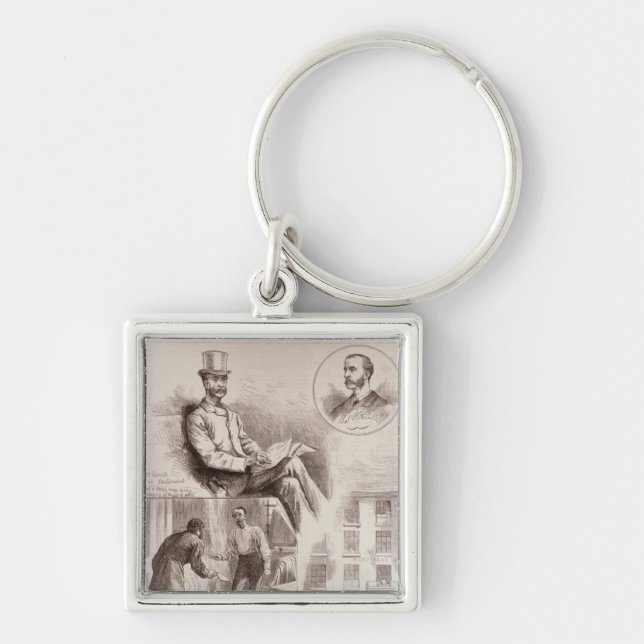The Arrest of Mr. C.S. Parnell, MP Keychain (Front)