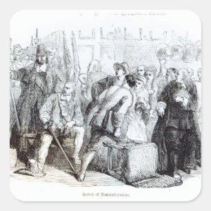 The Arrest of Nonconformists Square Sticker