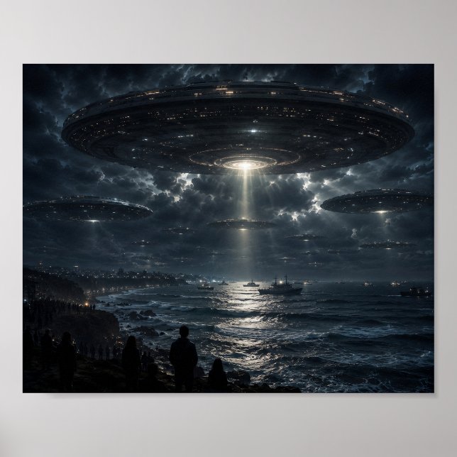 The Arrival Above the Ocean Poster (Front)