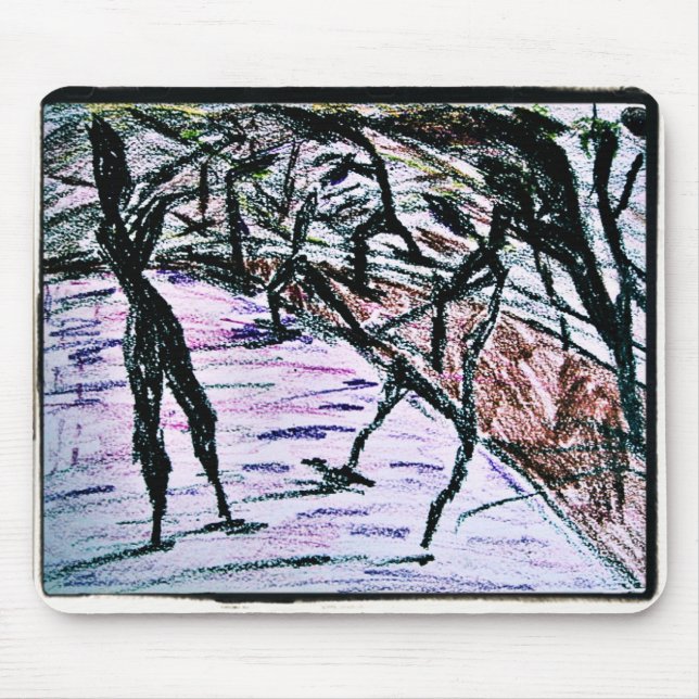 THE ARRIVAL DRAWING MOUSE PAD (Front)