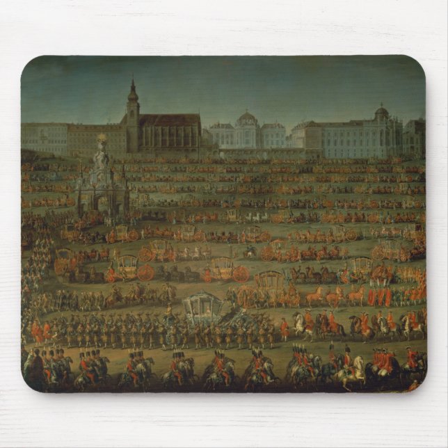 The Arrival of Isabella of Parma Mouse Pad (Front)
