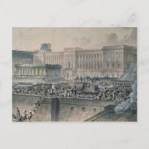 The Arrival of Louis XVI  in Front of the Postcard