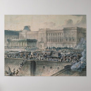 The Arrival of Louis XVI  in Front of the Poster