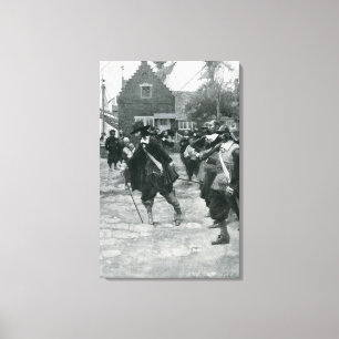 The Arrival of Stuyvesant in New Amsterdam Canvas Print