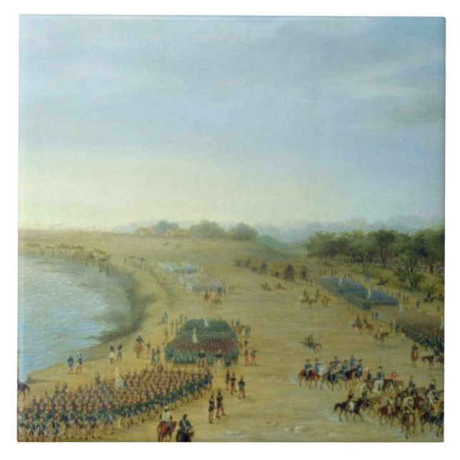 The Arrival of the Allied Army at Itapiru, Paragua Tile (Front)