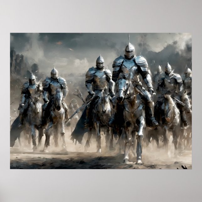 The Arrival of the Knights Poster (Front)