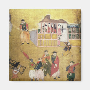 The Arrival of the Portuguese in Japan 2 Magnet