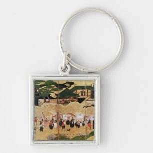 The Arrival of the Portuguese in Japan 3 Keychain