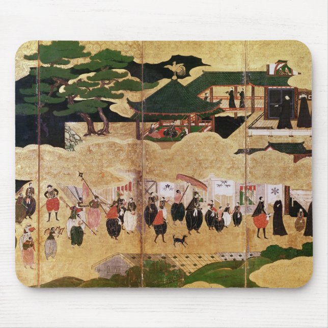 The Arrival of the Portuguese in Japan 3 Mouse Pad (Front)