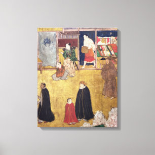 The Arrival of the Portuguese in Japan Canvas Print