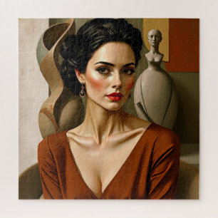 The Art Between Us – Colourful Portrait         Jigsaw Puzzle