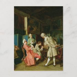 The Art Critics, 1878 Postcard