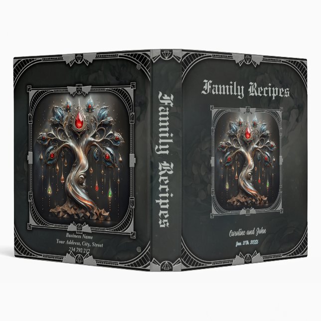  The Art Deco Tree of Life design.  Binder (Background)