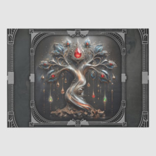 The Art Deco Tree of Life design Tissue Paper