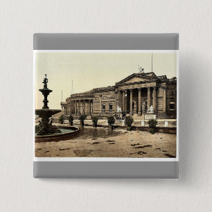 The art gallery and museum, Liverpool, England rar 2 Inch Square Button