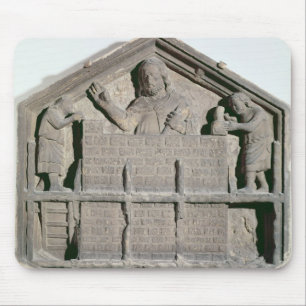 The Art of Building, hexagonal decorative relief Mouse Pad