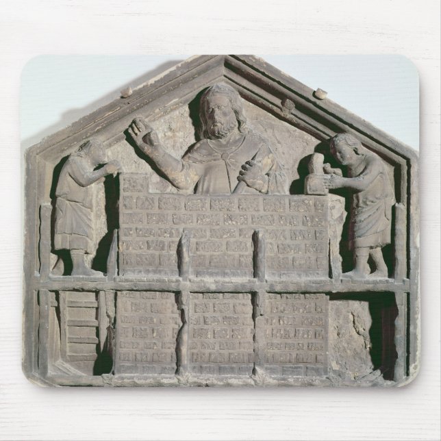 The Art of Building, hexagonal decorative relief Mouse Pad (Front)