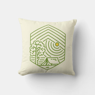 The Art of Camping 3 Throw Pillow