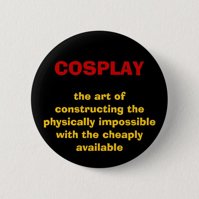 the art of constructing the physically impossib... 2 inch round button (Front)