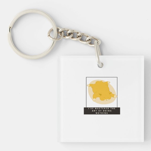 The Art of Doing Nothing Keychain (Front)