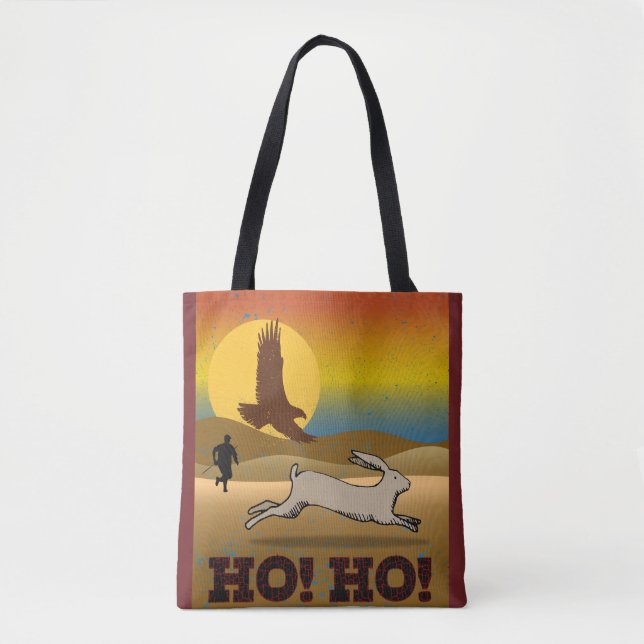 The Art of Falconry: The Long Slip Tote Bag (Front)