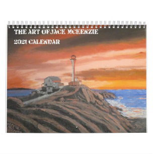 The Art of Jack Mckenze 2021 Calendar