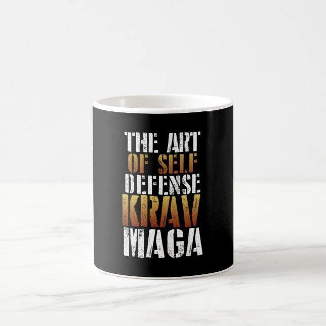 The art of krav maga coffee mug (Center)
