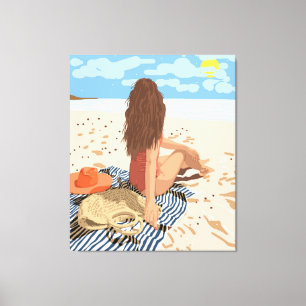 The art of life is to live in the moment canvas print