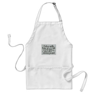 The Art of Love: Cooking from the Heart apron