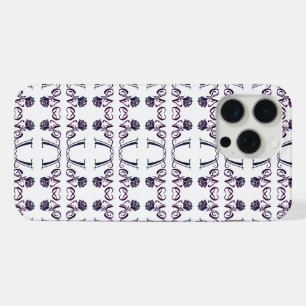 The Art of Love: Elegant Letters and Blooming Rose iPhone 15 Pro Max Case
