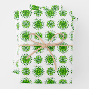 the art of mandala wrapping paper sheet
