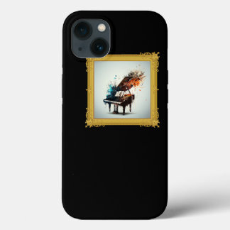 The art of music for piano lovers iPhone 13 case