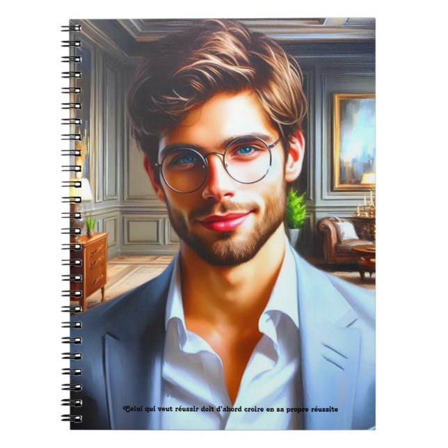 - The Art of Optimism Notebook (Front)