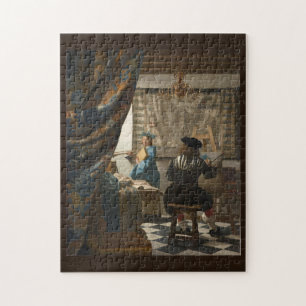 The Art of Painting by Johannes Vermeer Jigsaw Puzzle