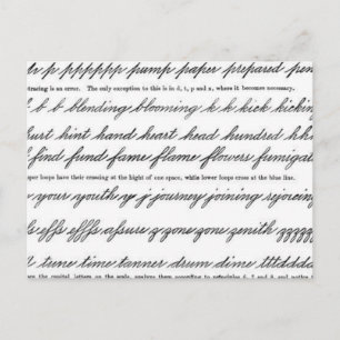 The Art of Penmanhip Postcard
