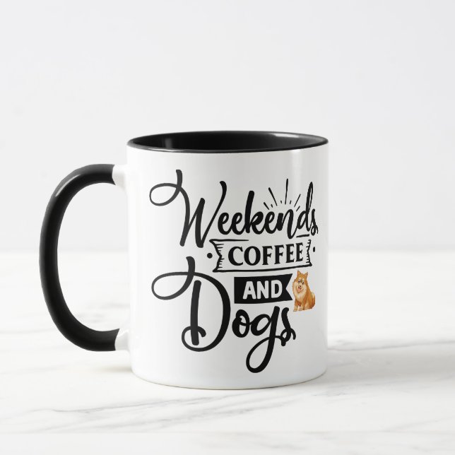 The Art of Positive Dog | Motivational Quote Mug (Left)