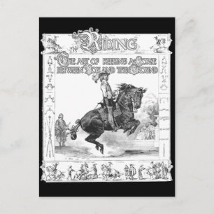 The Art of Riding Postcard