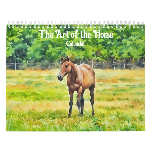 The Art of the Horse Calendar (Cover)