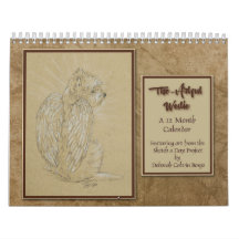 The Artful Westie 12 Month Calendar by Borgo