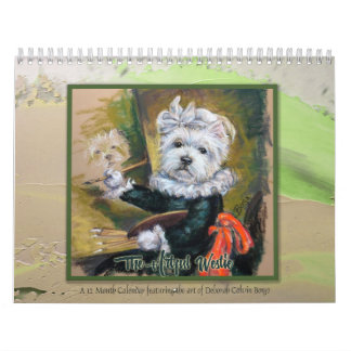 The Artful Westie Calendar by Borgo