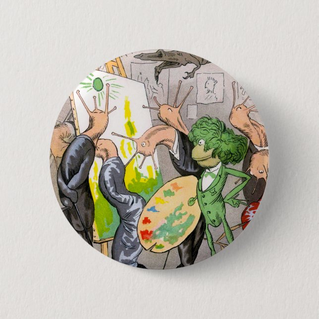 The Artist 2 Inch Round Button (Front)