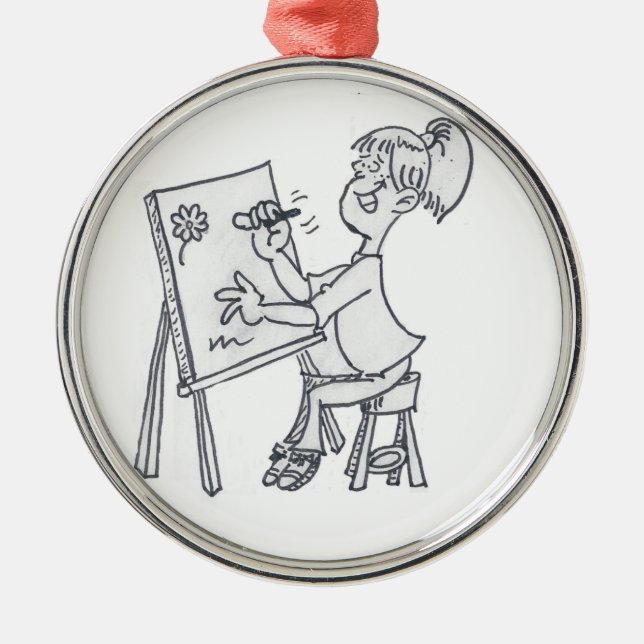 The Artist Ornament (Front)