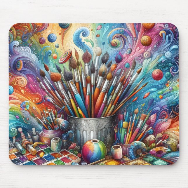 The Artist Palette  Mouse Pad (Front)
