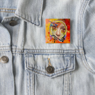 The Artist pallet 2 Inch Square Button