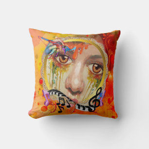 The Artist pallet Throw Pillow