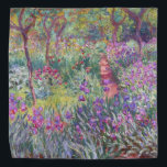 The Artist’s Garden in Giverny by Claude Monet Bandana<br><div class="desc">The Artist’s Garden in Giverny
by Claude Monet</div>