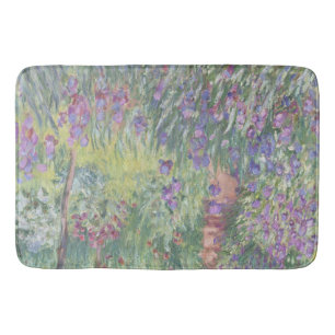 The Artist’s Garden in Giverny by Claude Monet Bath Mat