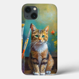 The Artistic Cat iPhone 13 Case