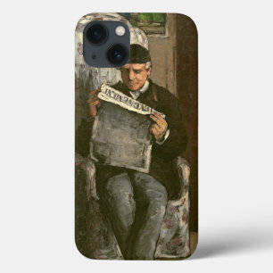 The Artist's Father, Reading "L'Événement", 1866 iPhone 13 Case