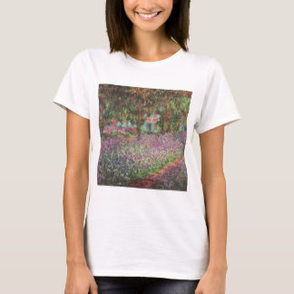 The Artist's Garden at Giverny by Claude Monet T-Shirt